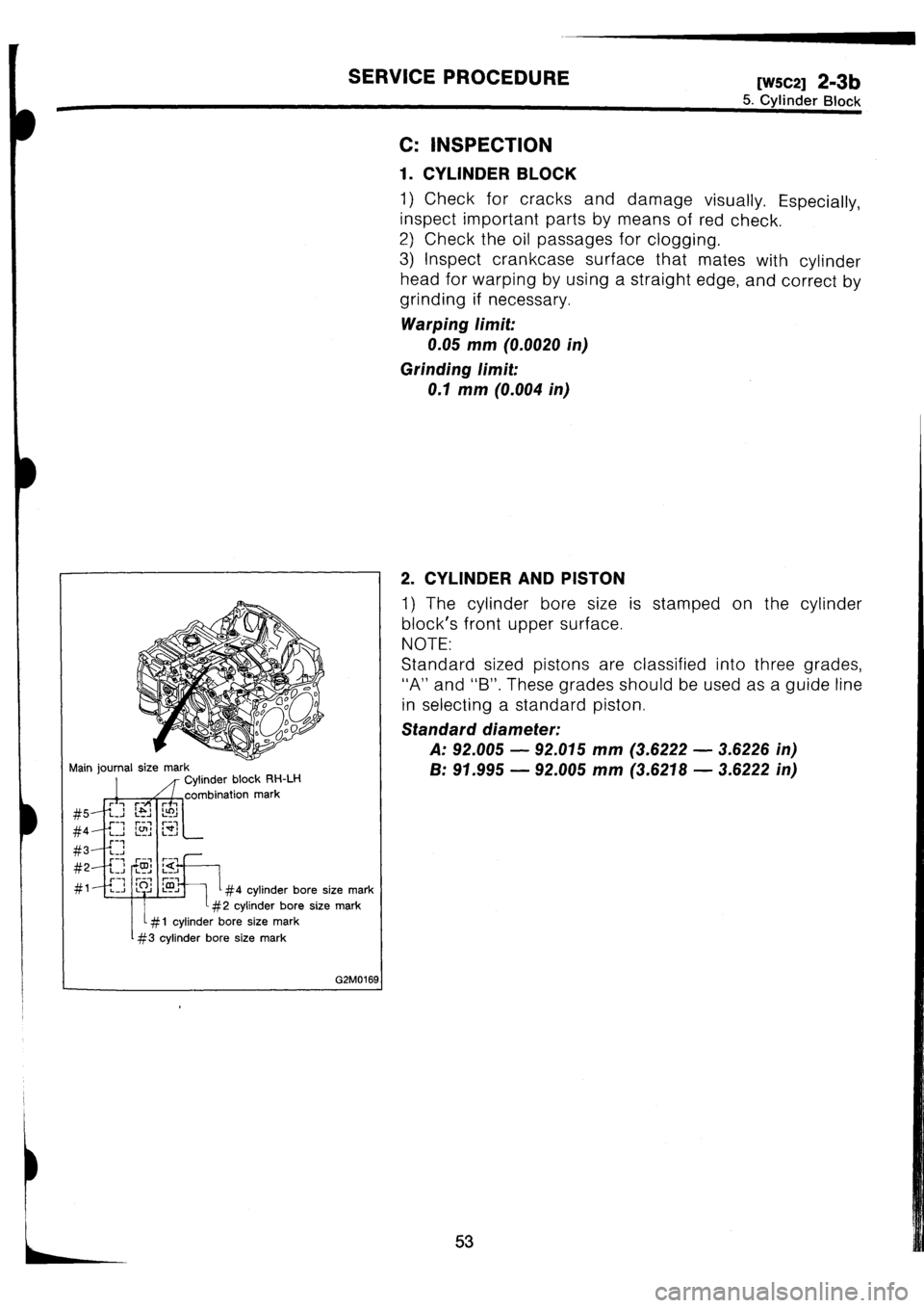 SUBARU IMPREZA 1993 Workshop Manual SUBARU IMPREZA 1993 Workshop Manual