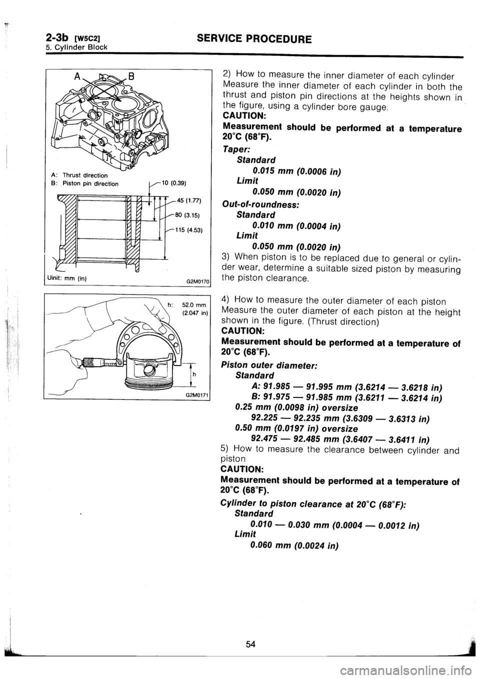 SUBARU IMPREZA 1993  Workshop Manual 