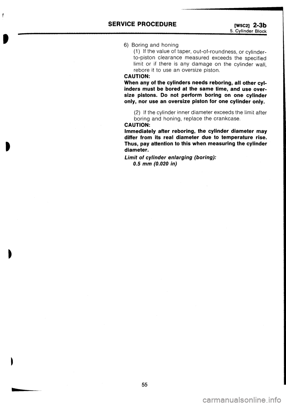 SUBARU IMPREZA 1993  Workshop Manual 