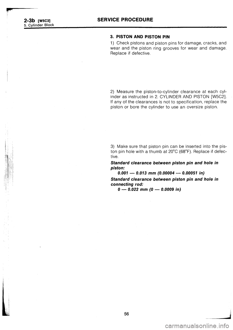 SUBARU IMPREZA 1993  Workshop Manual 