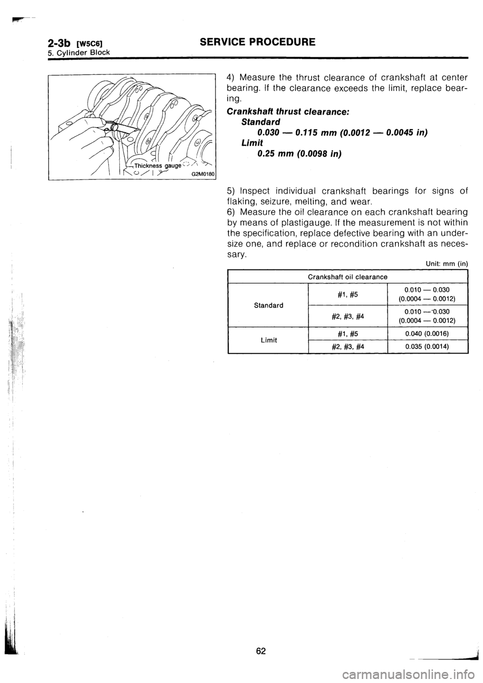 SUBARU IMPREZA 1993  Workshop Manual 