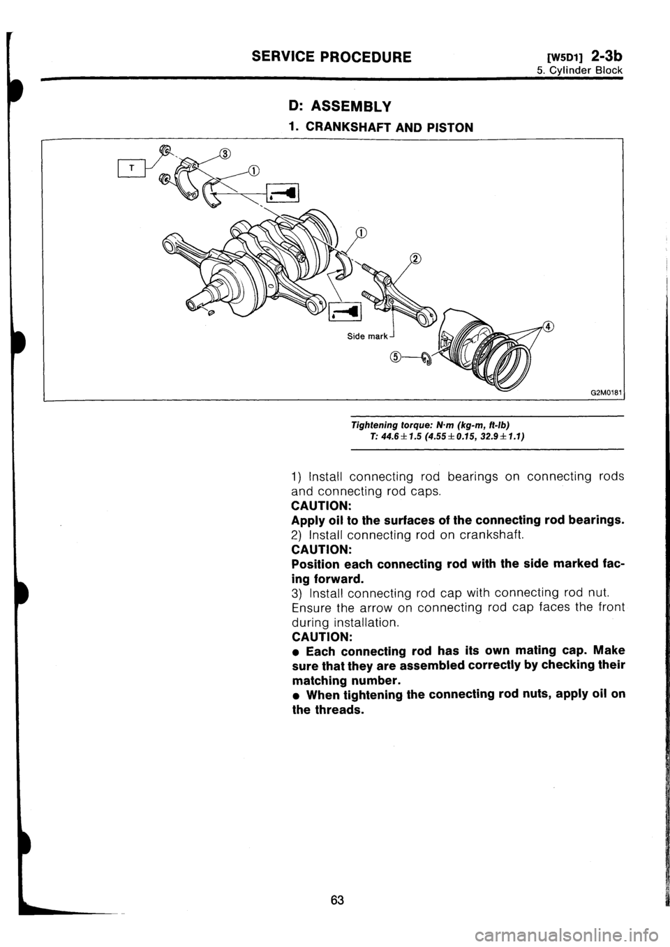 SUBARU IMPREZA 1993  Workshop Manual 