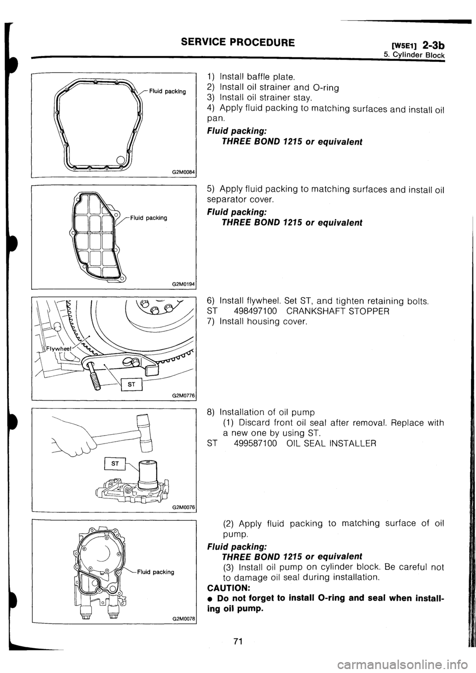 SUBARU IMPREZA 1993  Workshop Manual 