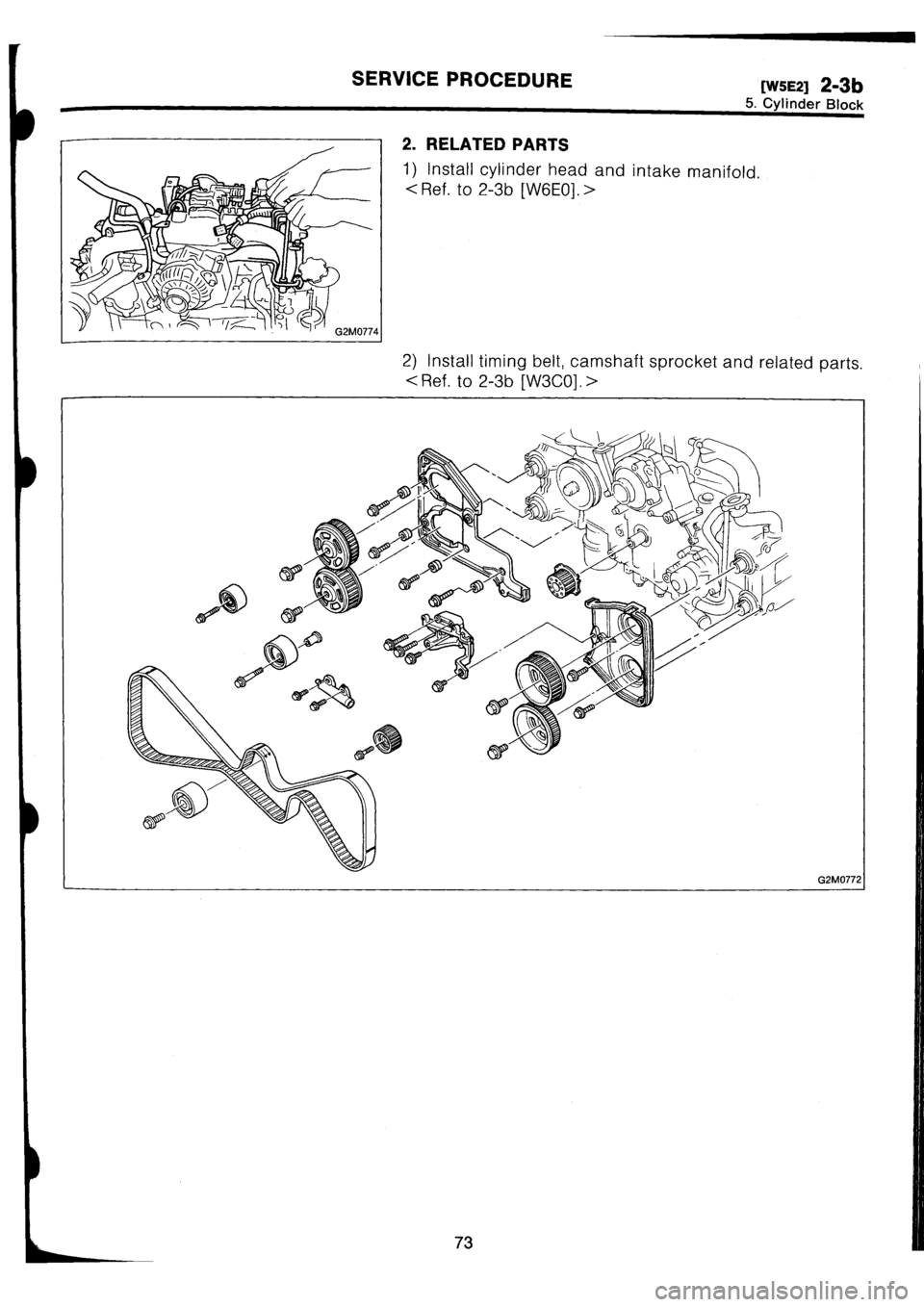 SUBARU IMPREZA 1993  Workshop Manual 