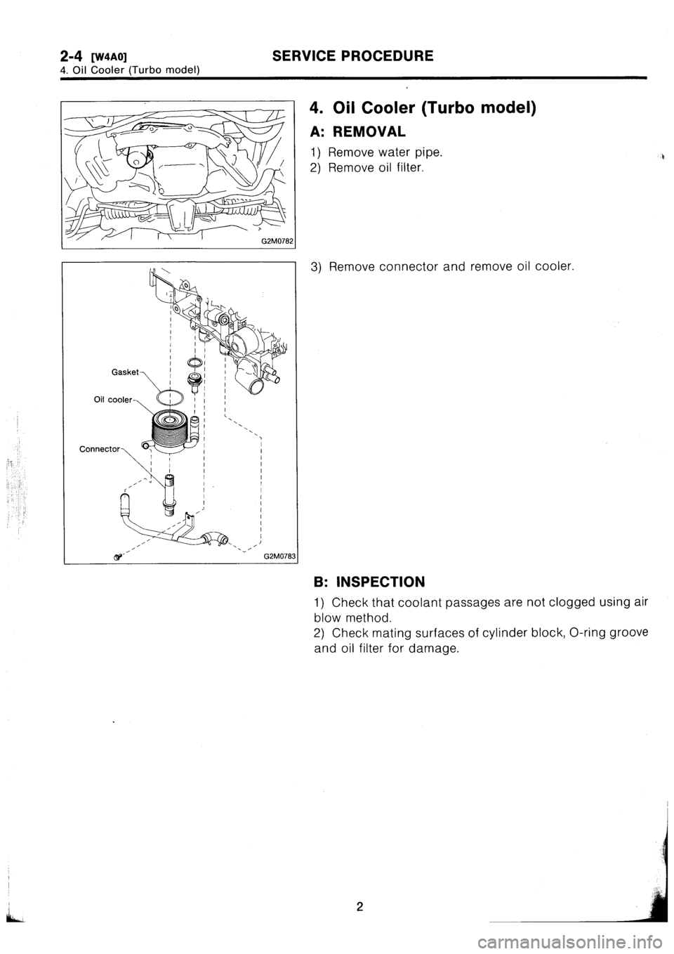 SUBARU IMPREZA 1993  Workshop Manual 