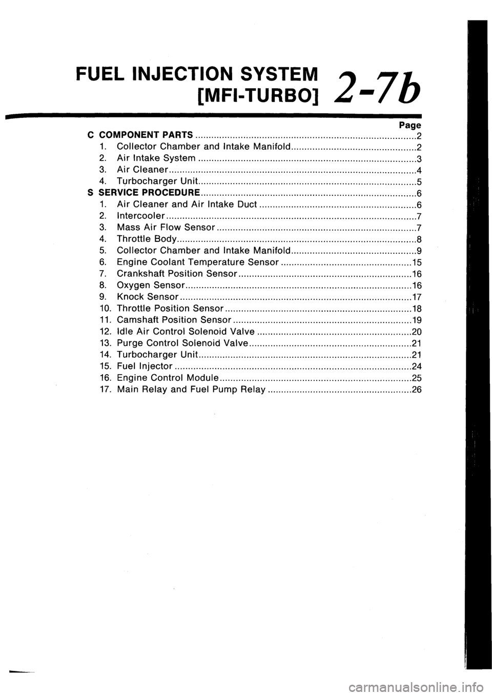 SUBARU IMPREZA 1993  Workshop Manual 