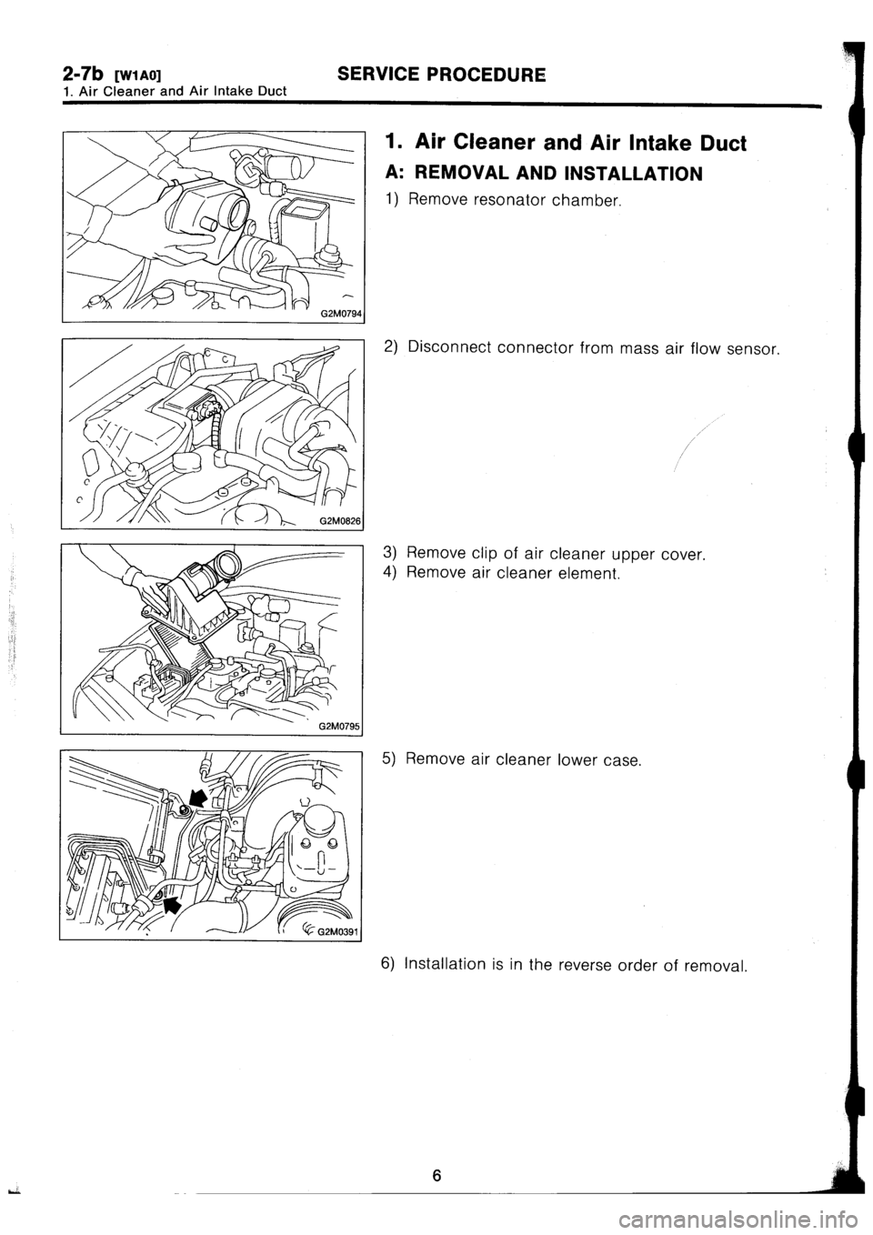 SUBARU IMPREZA 1993  Workshop Manual 