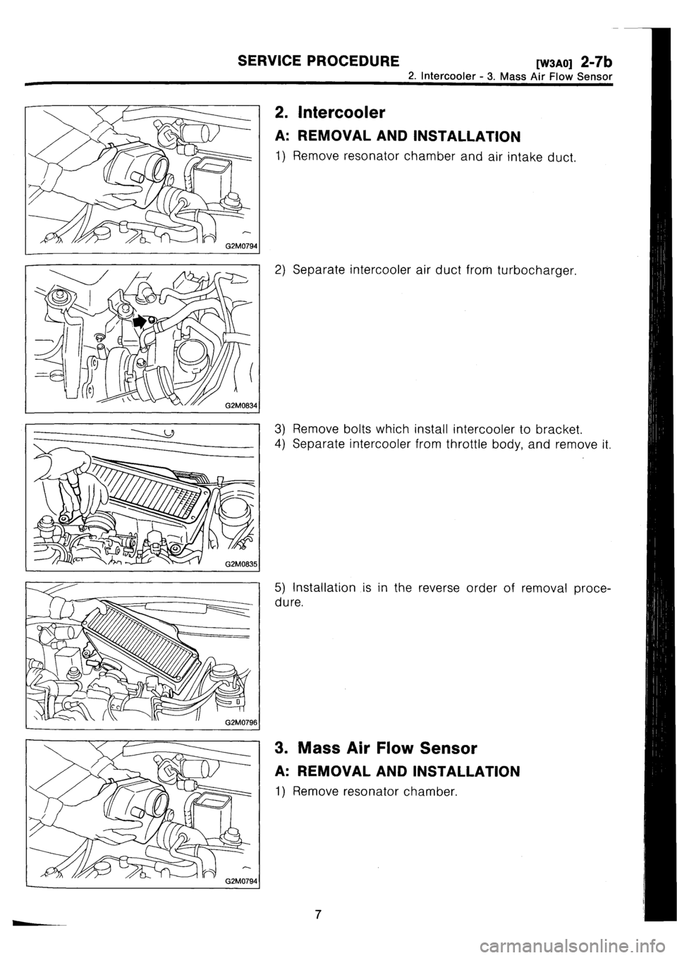 SUBARU IMPREZA 1993  Workshop Manual 
