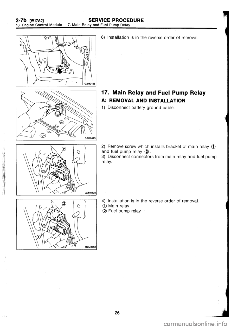 SUBARU IMPREZA 1993 Workshop Manual SUBARU IMPREZA 1993 Workshop Manual