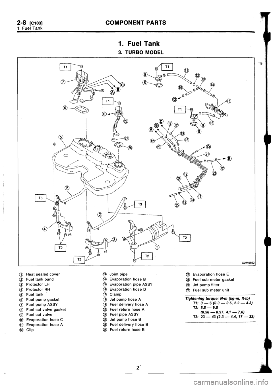 SUBARU IMPREZA 1993 Workshop Manual SUBARU IMPREZA 1993 Workshop Manual