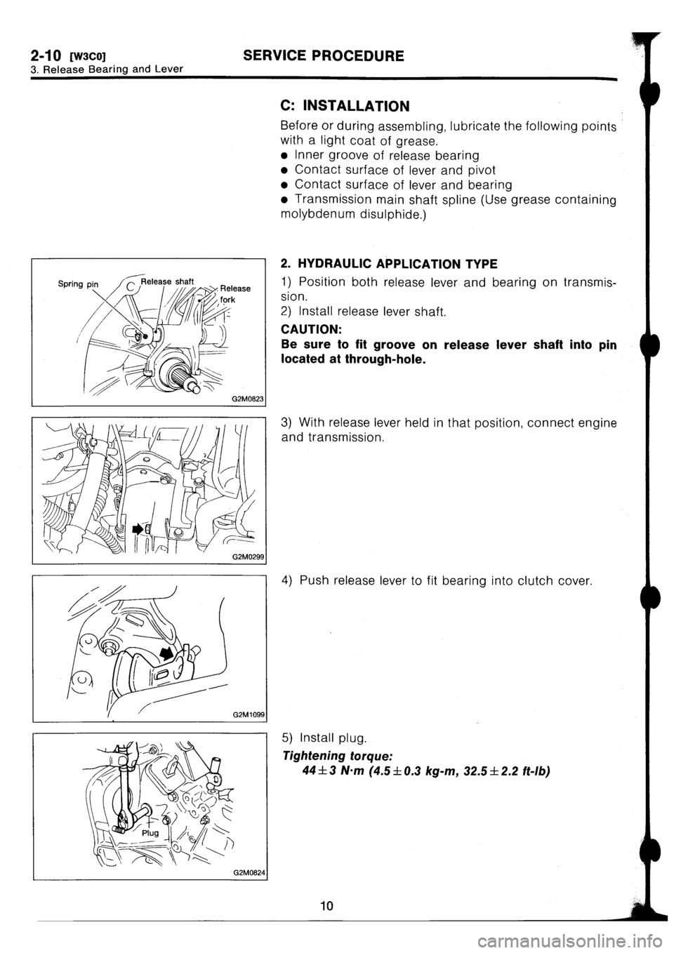 SUBARU IMPREZA 1993  Workshop Manual 
