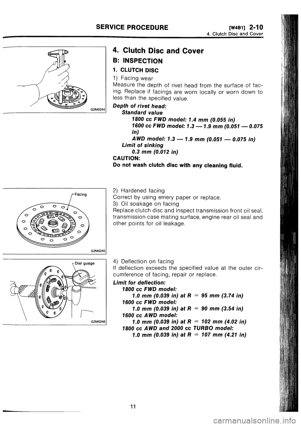 SUBARU IMPREZA 1993  Workshop Manual 