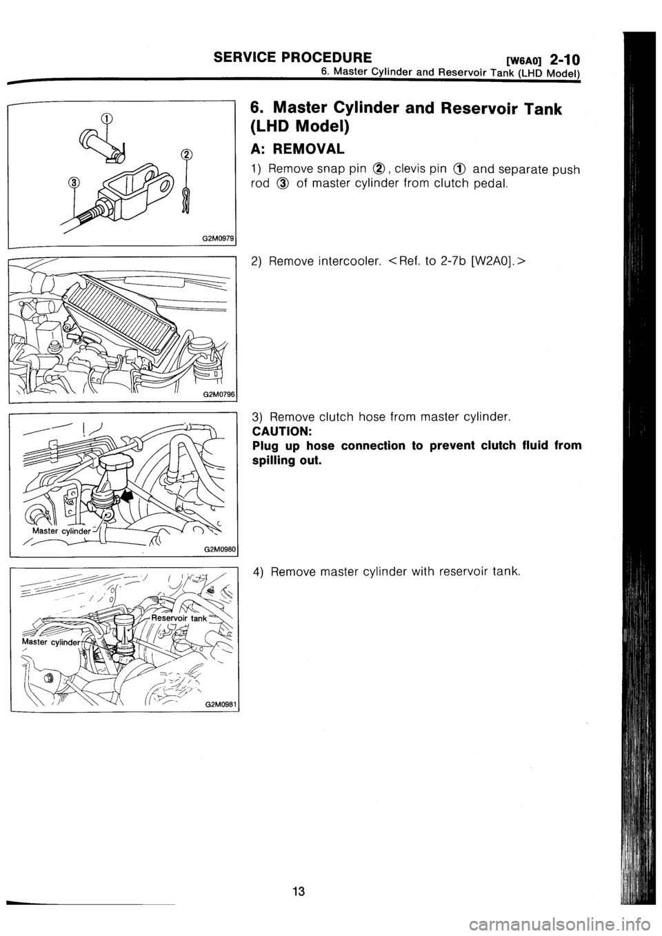 SUBARU IMPREZA 1993  Workshop Manual 