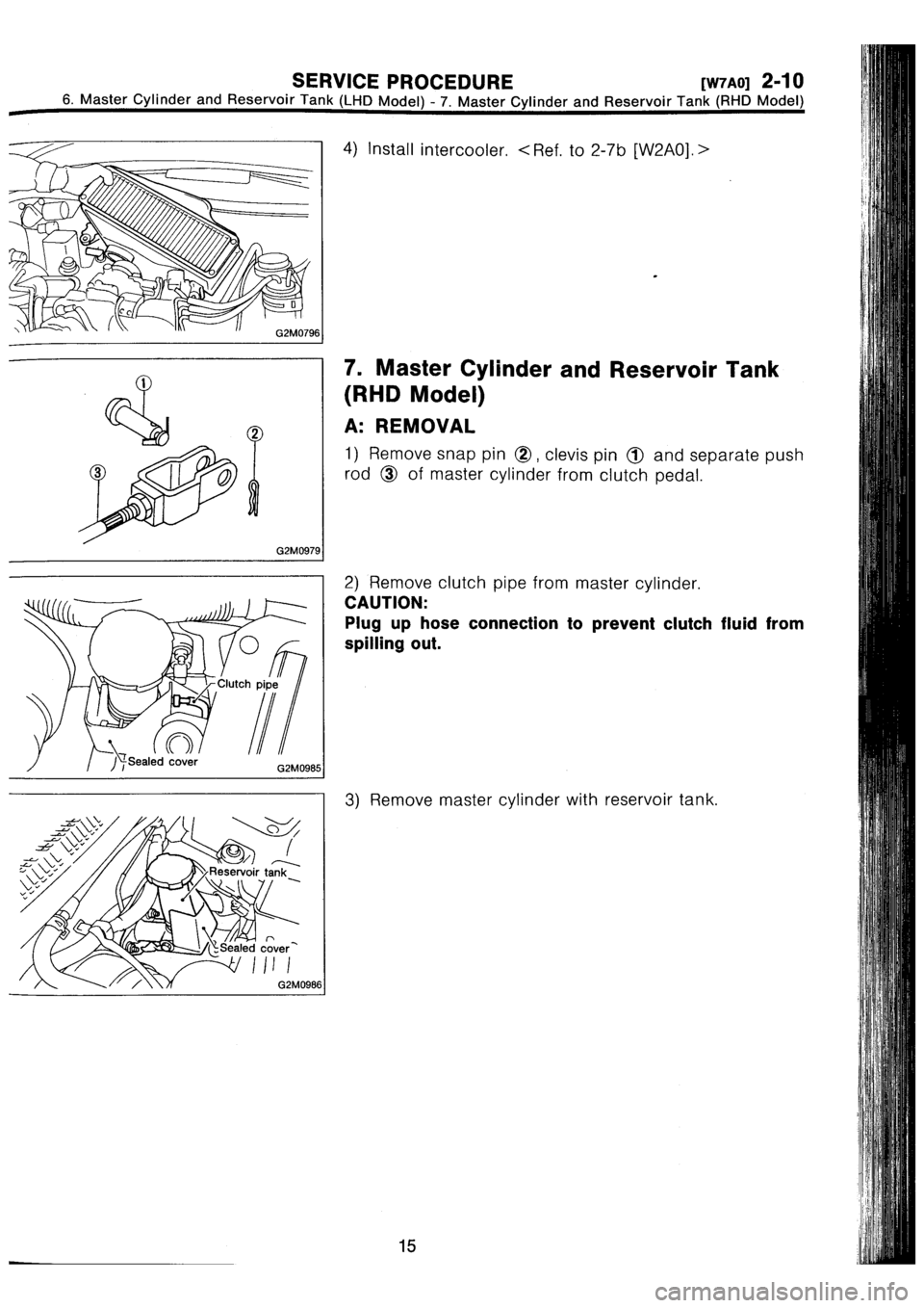 SUBARU IMPREZA 1993  Workshop Manual 