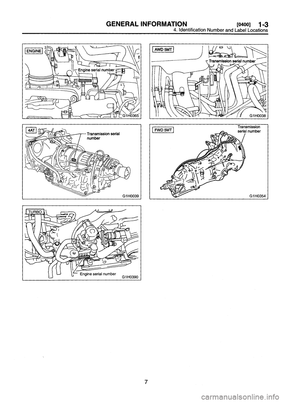 SUBARU IMPREZA 1993 Owners Manual SUBARU IMPREZA 1993 Owners Manual