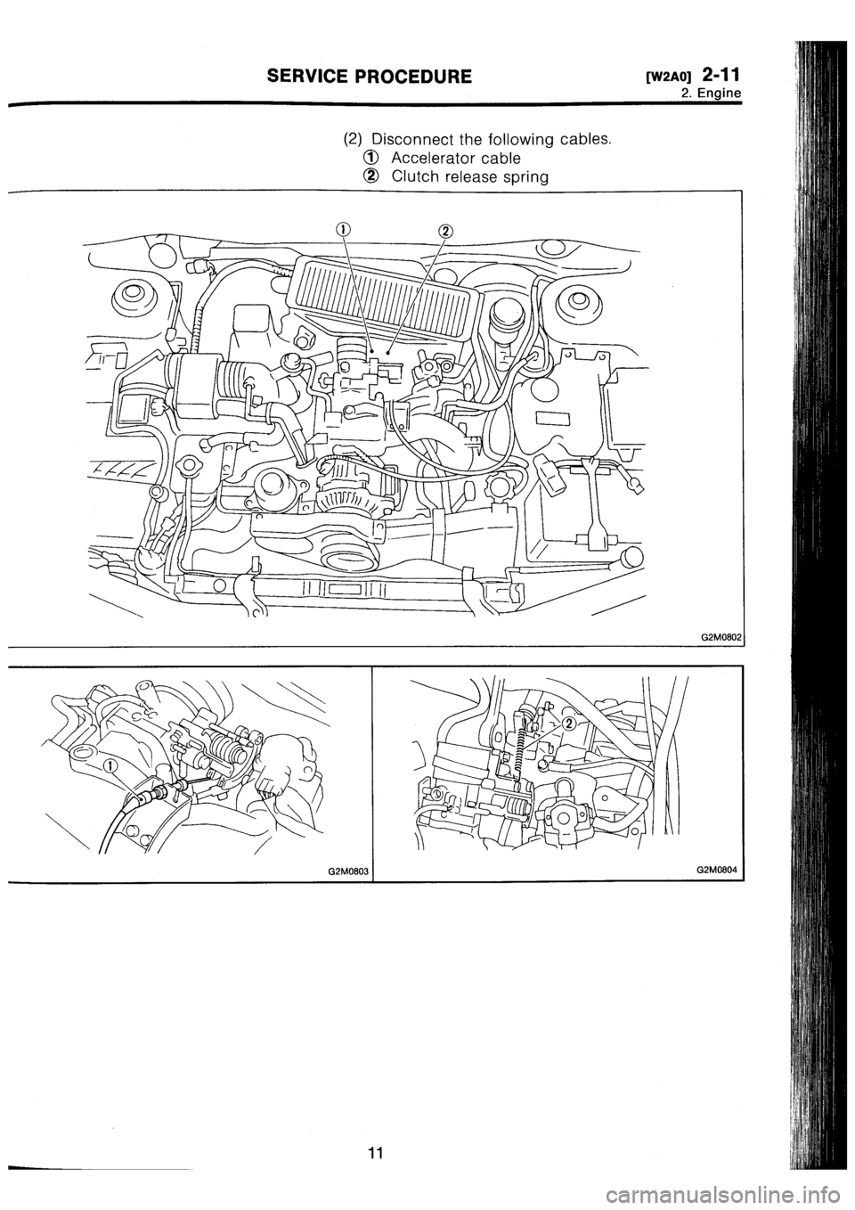 SUBARU IMPREZA 1993  Workshop Manual 