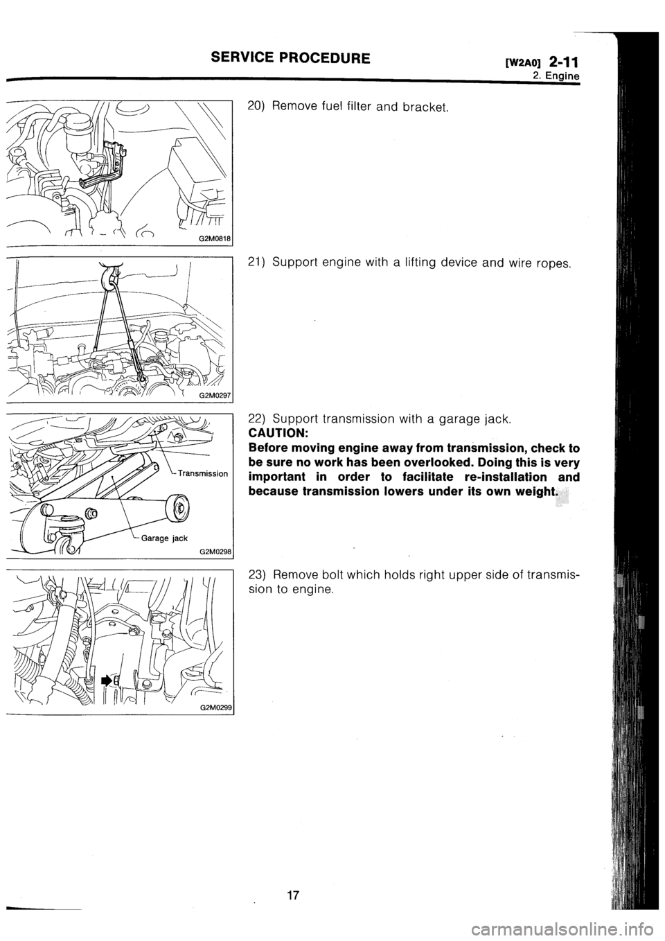 SUBARU IMPREZA 1993  Workshop Manual 