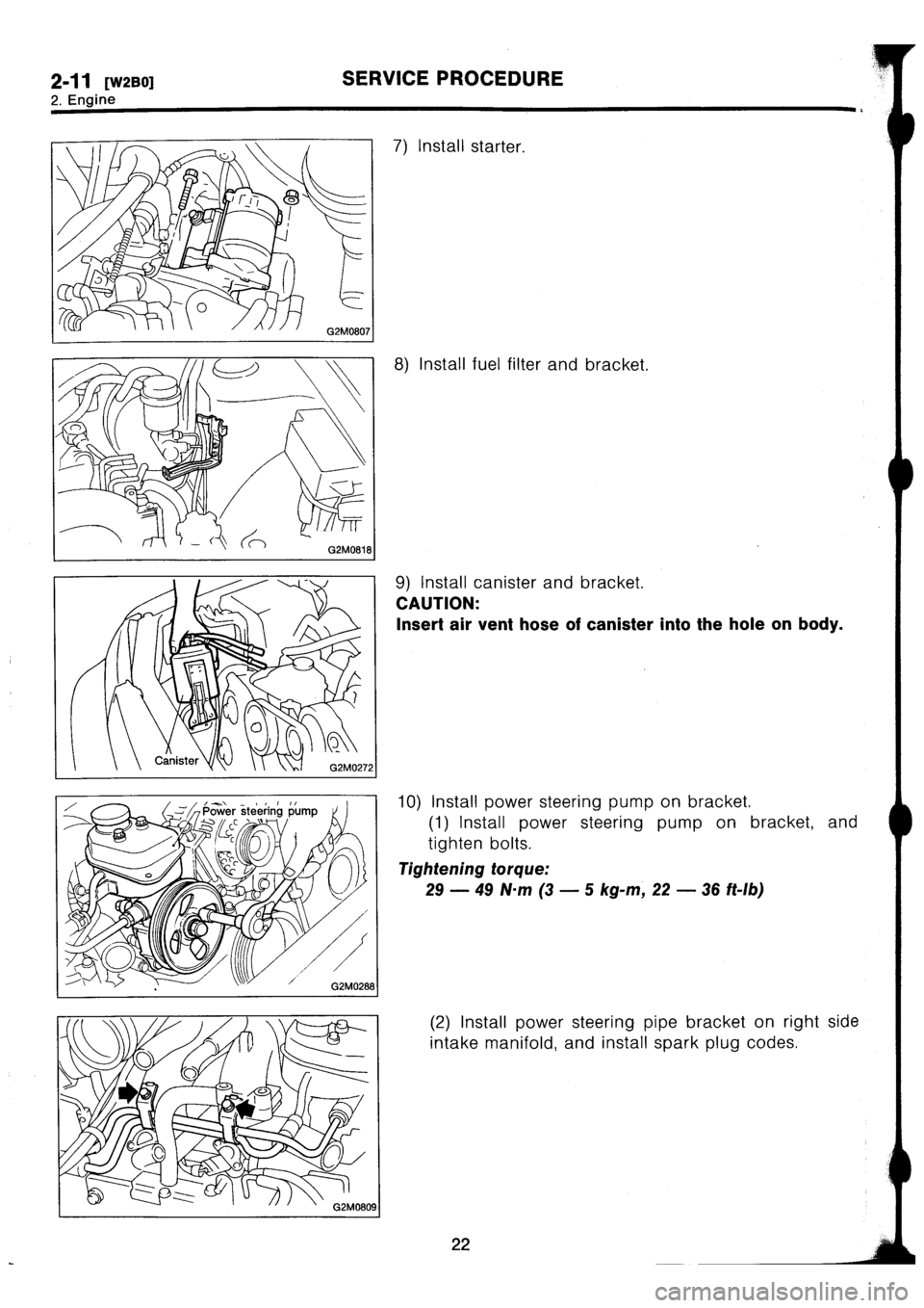 SUBARU IMPREZA 1993 Workshop Manual SUBARU IMPREZA 1993 Workshop Manual