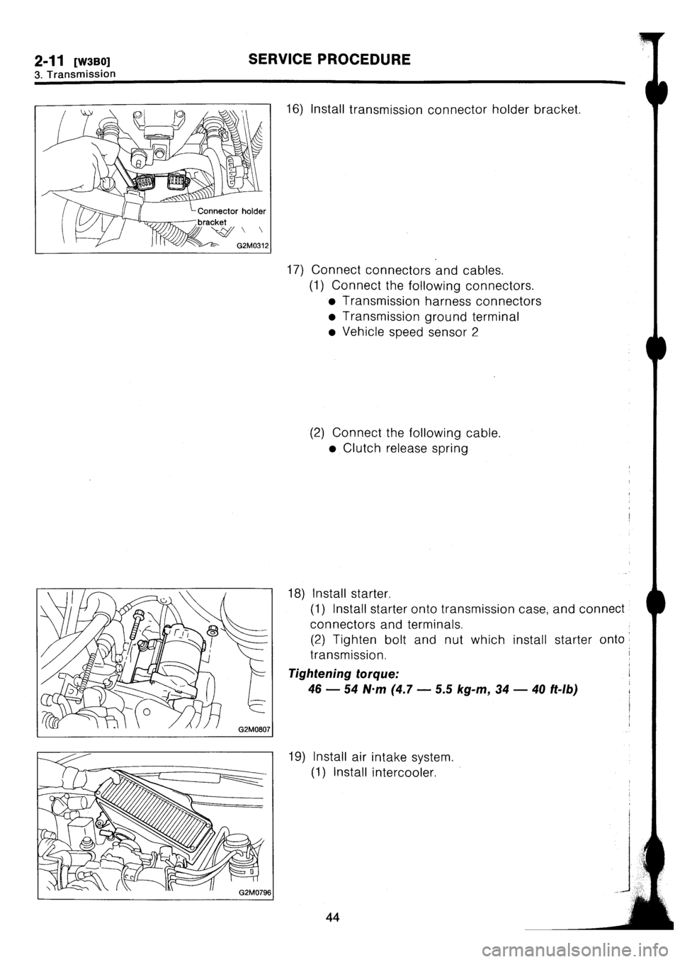 SUBARU IMPREZA 1993 Workshop Manual SUBARU IMPREZA 1993 Workshop Manual