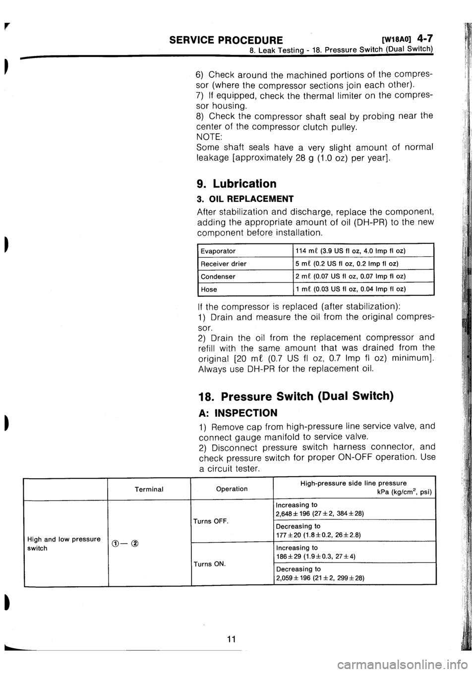 SUBARU IMPREZA 1993  Workshop Manual 