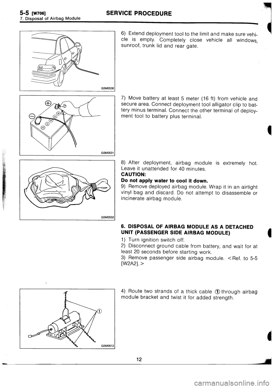 SUBARU IMPREZA 1993  Workshop Manual 