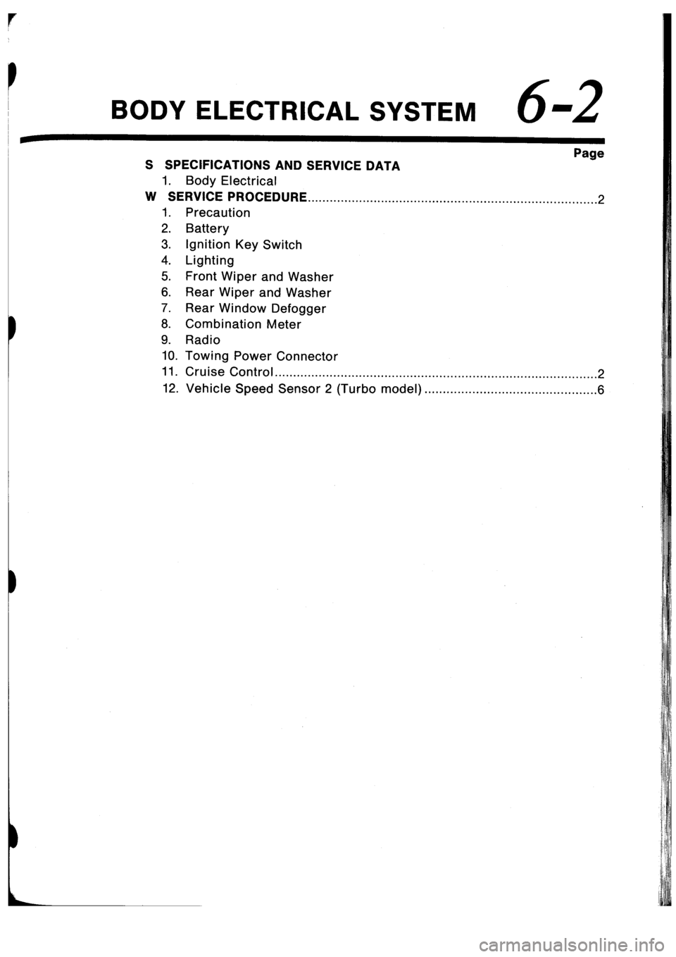 SUBARU IMPREZA 1993  Workshop Manual 