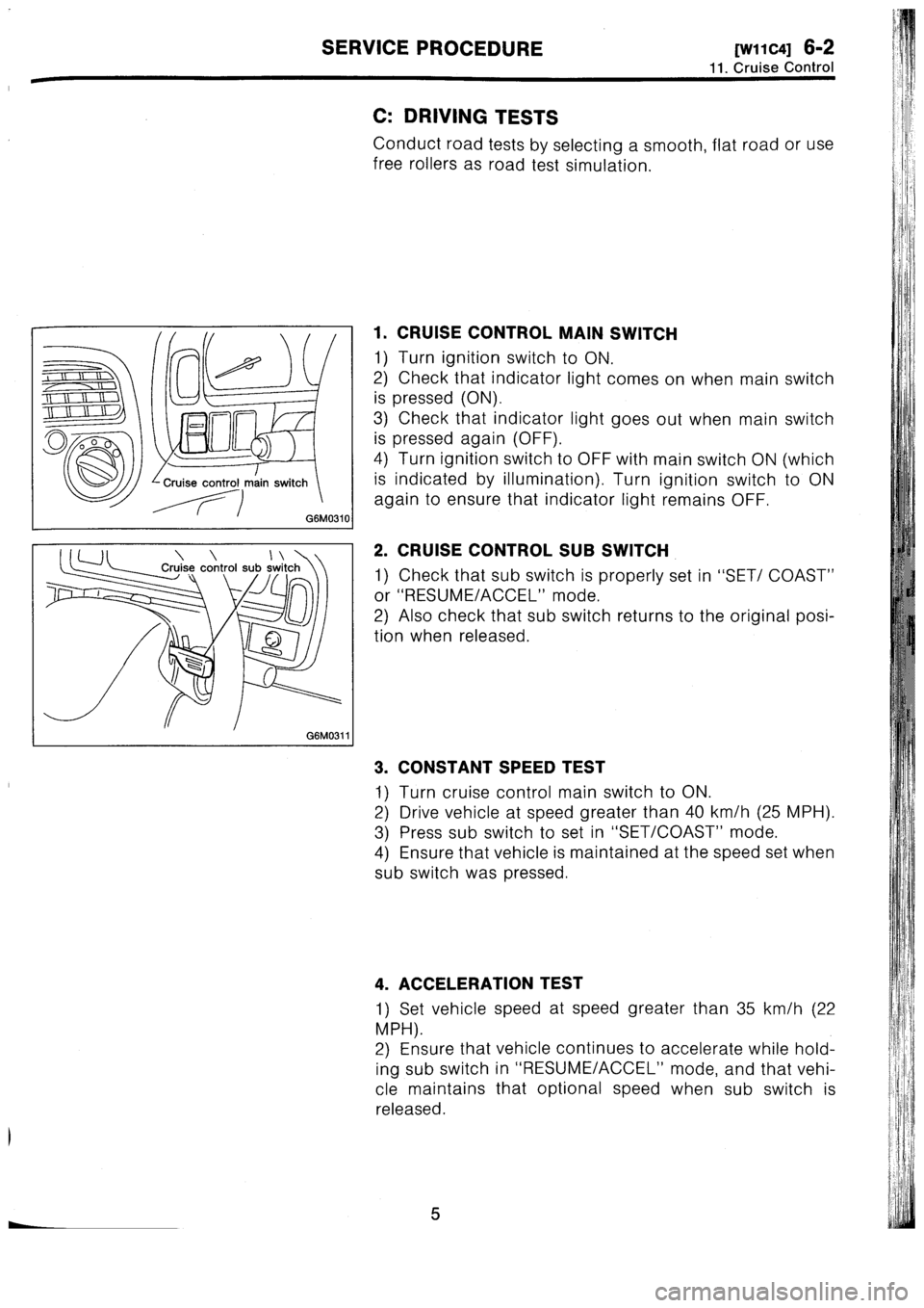 SUBARU IMPREZA 1993  Workshop Manual 