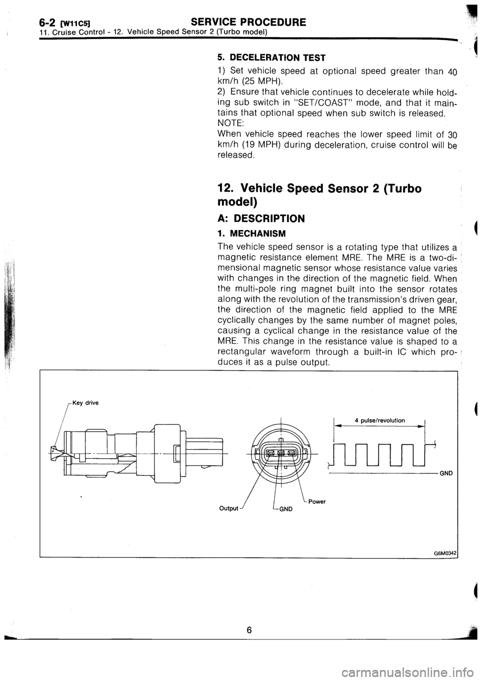 SUBARU IMPREZA 1993  Workshop Manual 