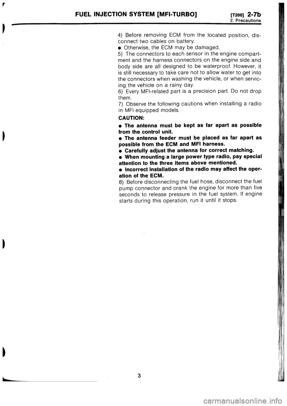SUBARU IMPREZA 1993  Workshop Manual 