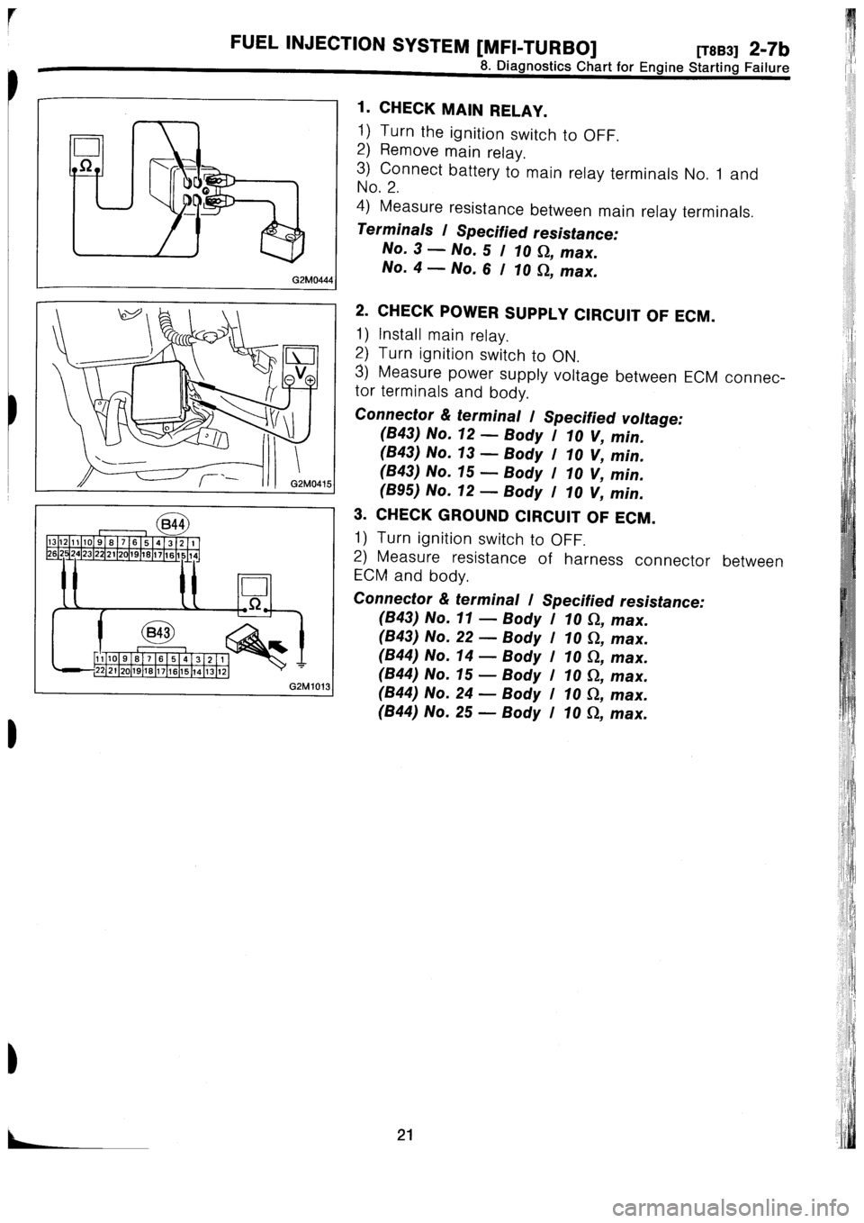 SUBARU IMPREZA 1993  Workshop Manual 