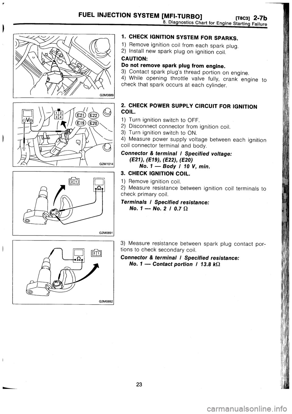 SUBARU IMPREZA 1993  Workshop Manual 