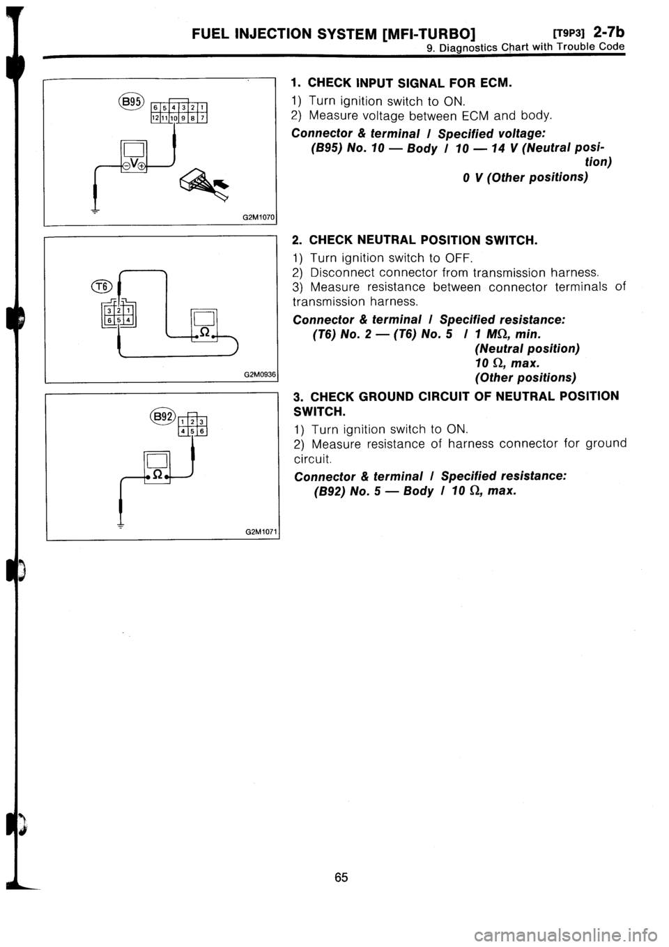 SUBARU IMPREZA 1993  Workshop Manual 