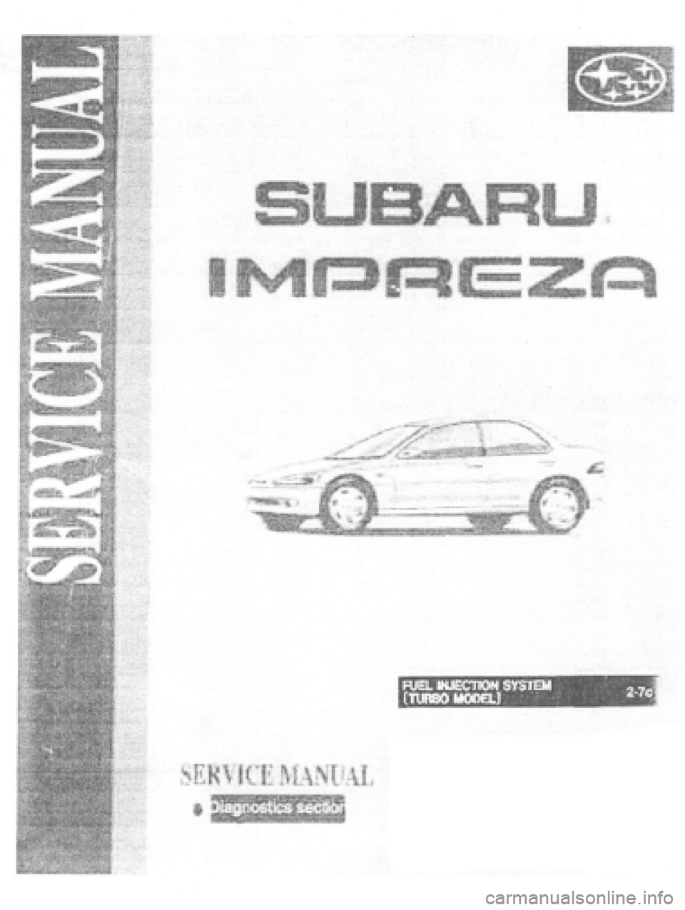 SUBARU IMPREZA 1997  Workshop Manual 