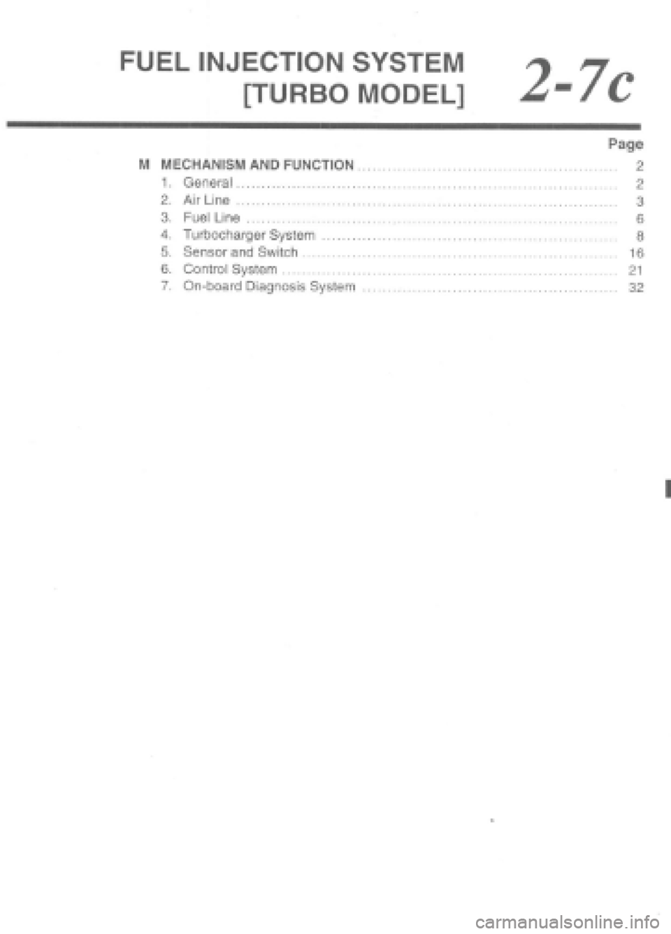 SUBARU IMPREZA 1997  Workshop Manual 