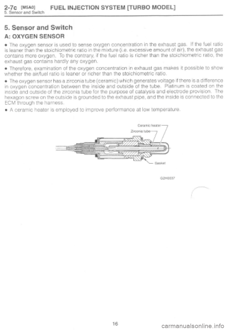 SUBARU IMPREZA 1997  Workshop Manual 