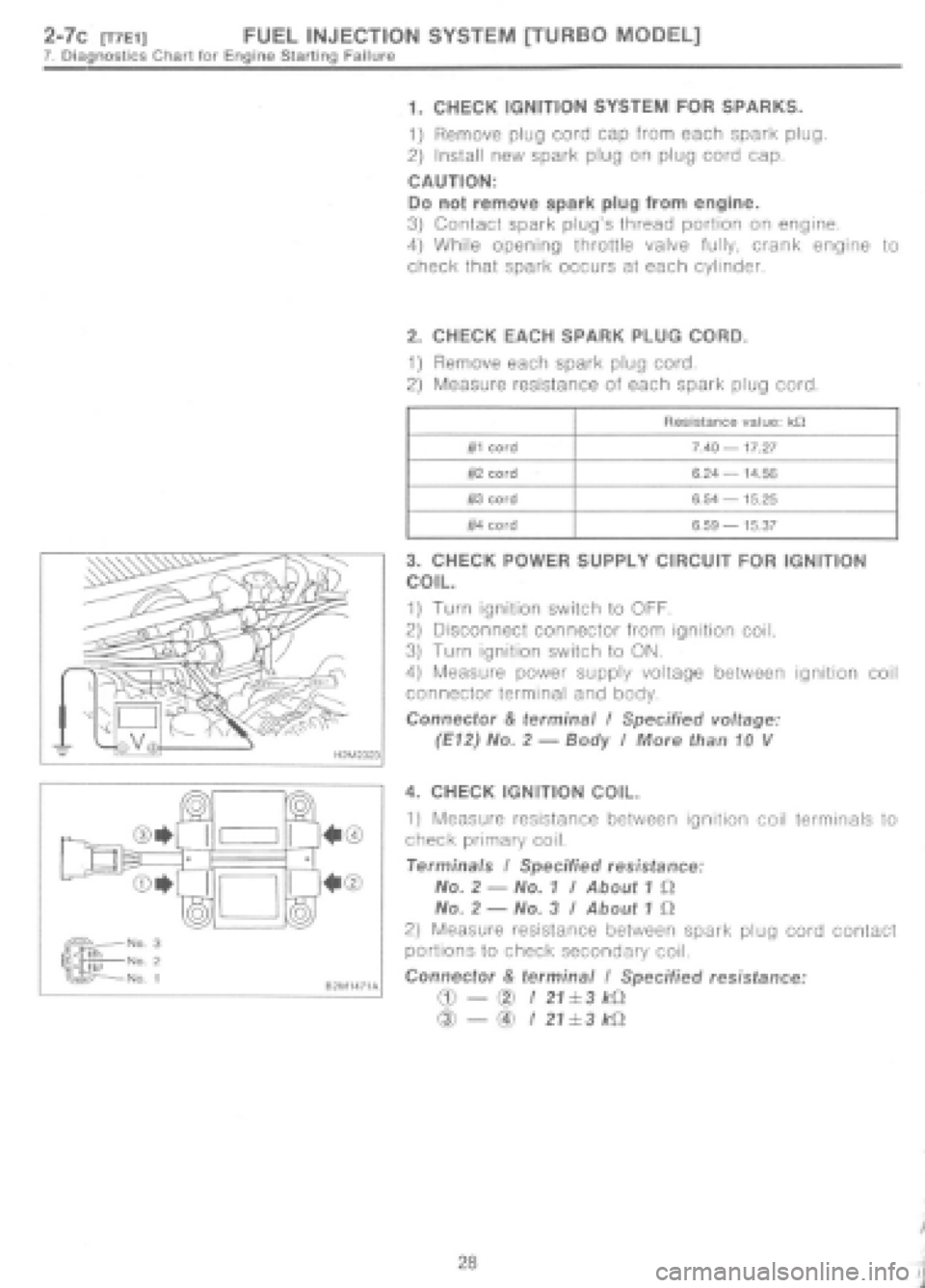 SUBARU IMPREZA 1997  Workshop Manual 