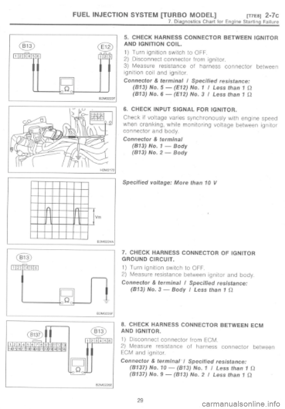 SUBARU IMPREZA 1997  Workshop Manual 