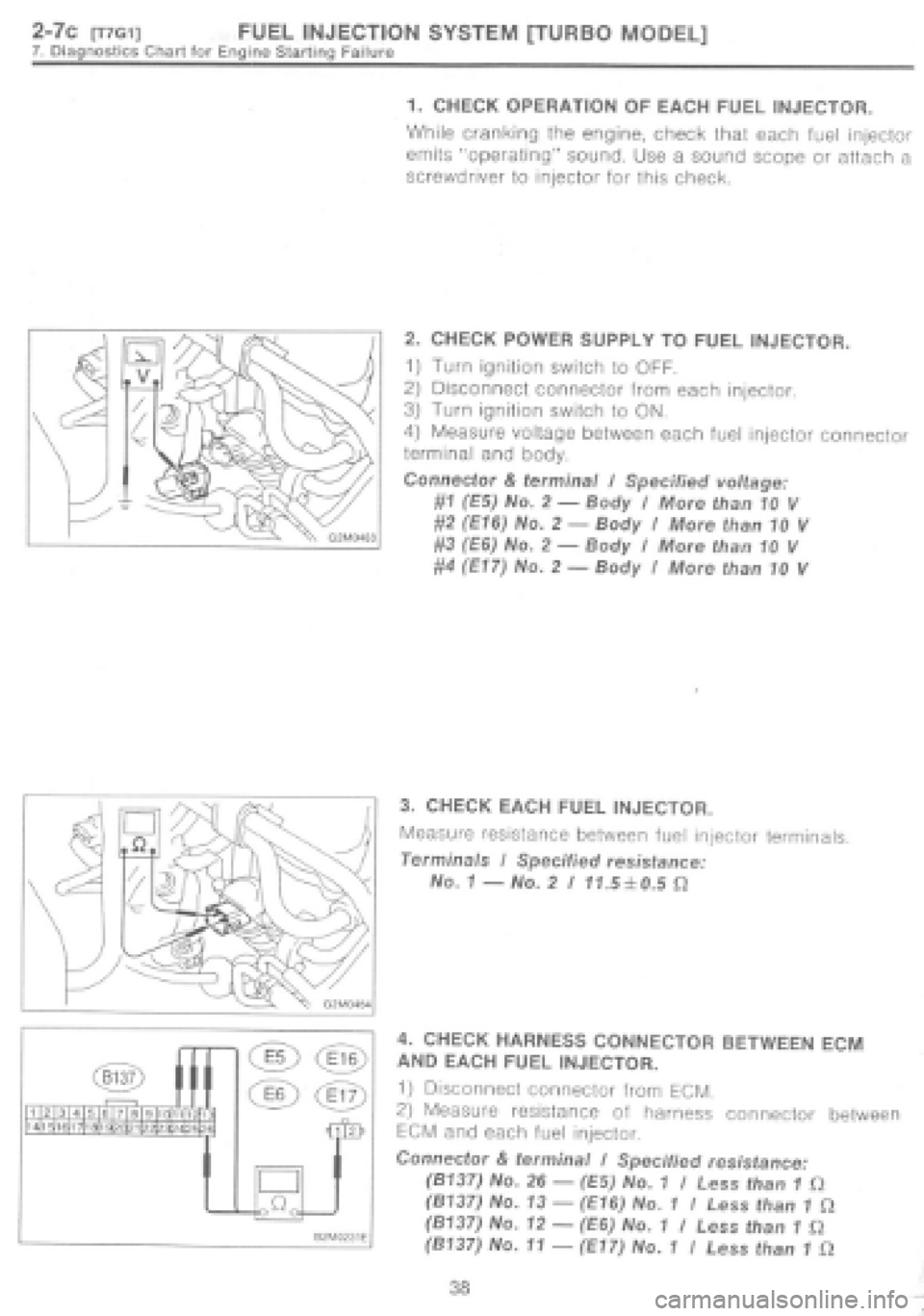 SUBARU IMPREZA 1997  Workshop Manual 
