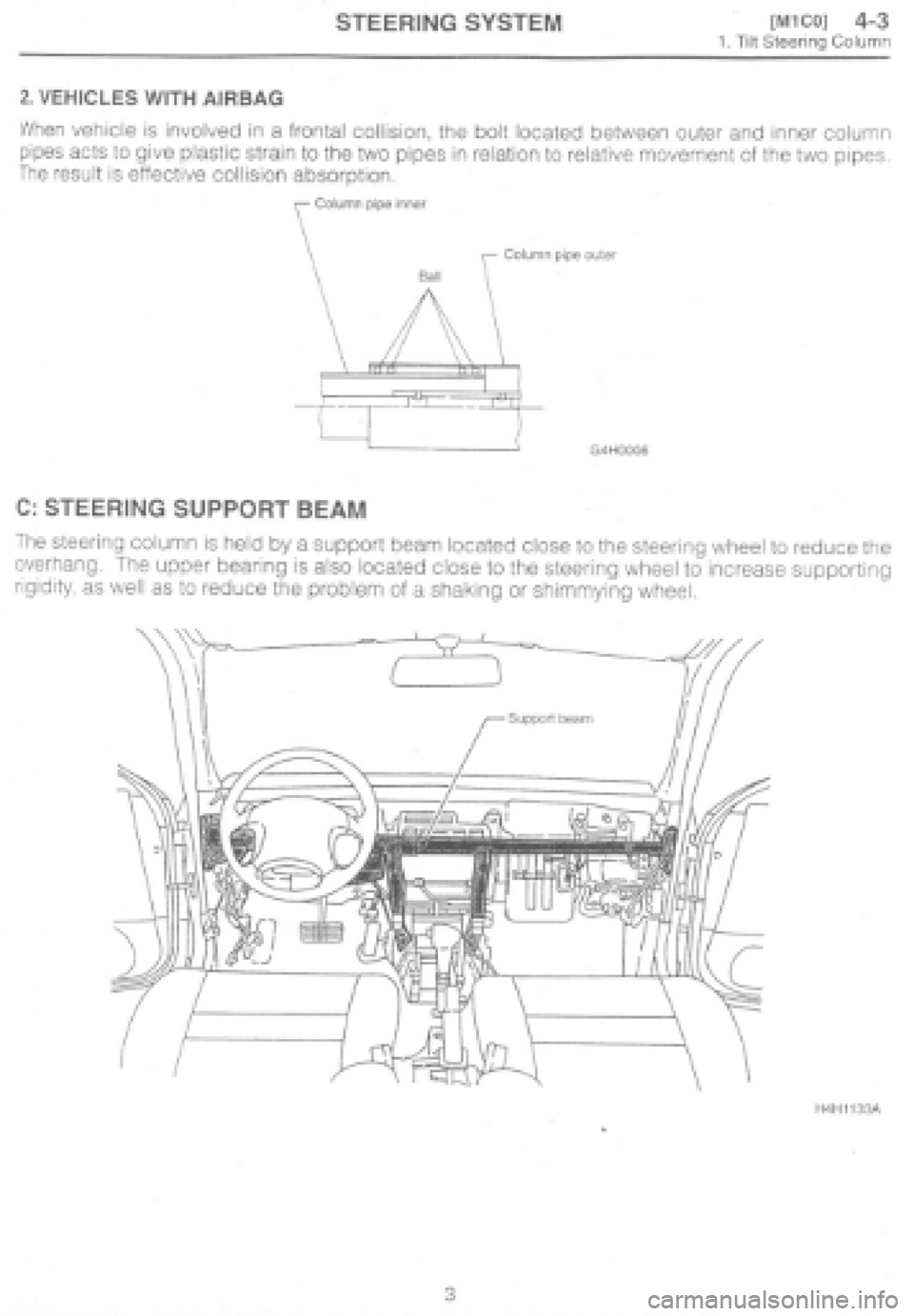 SUBARU IMPREZA 1997 Workshop Manual SUBARU IMPREZA 1997 Workshop Manual