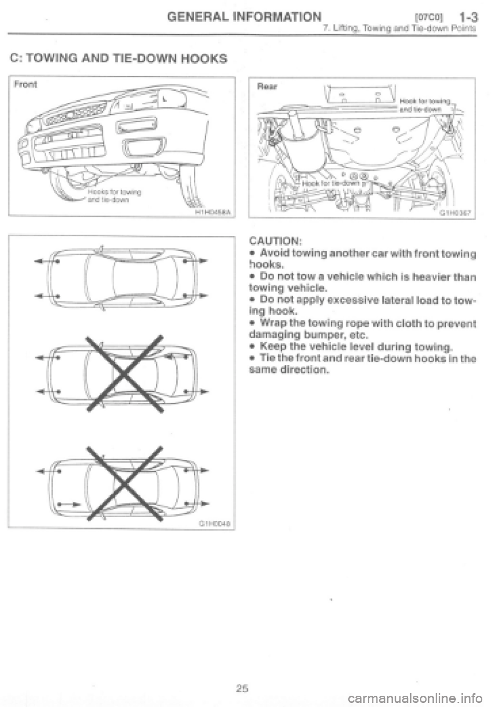 SUBARU IMPREZA 1997 Owners Manual SUBARU IMPREZA 1997 Owners Manual