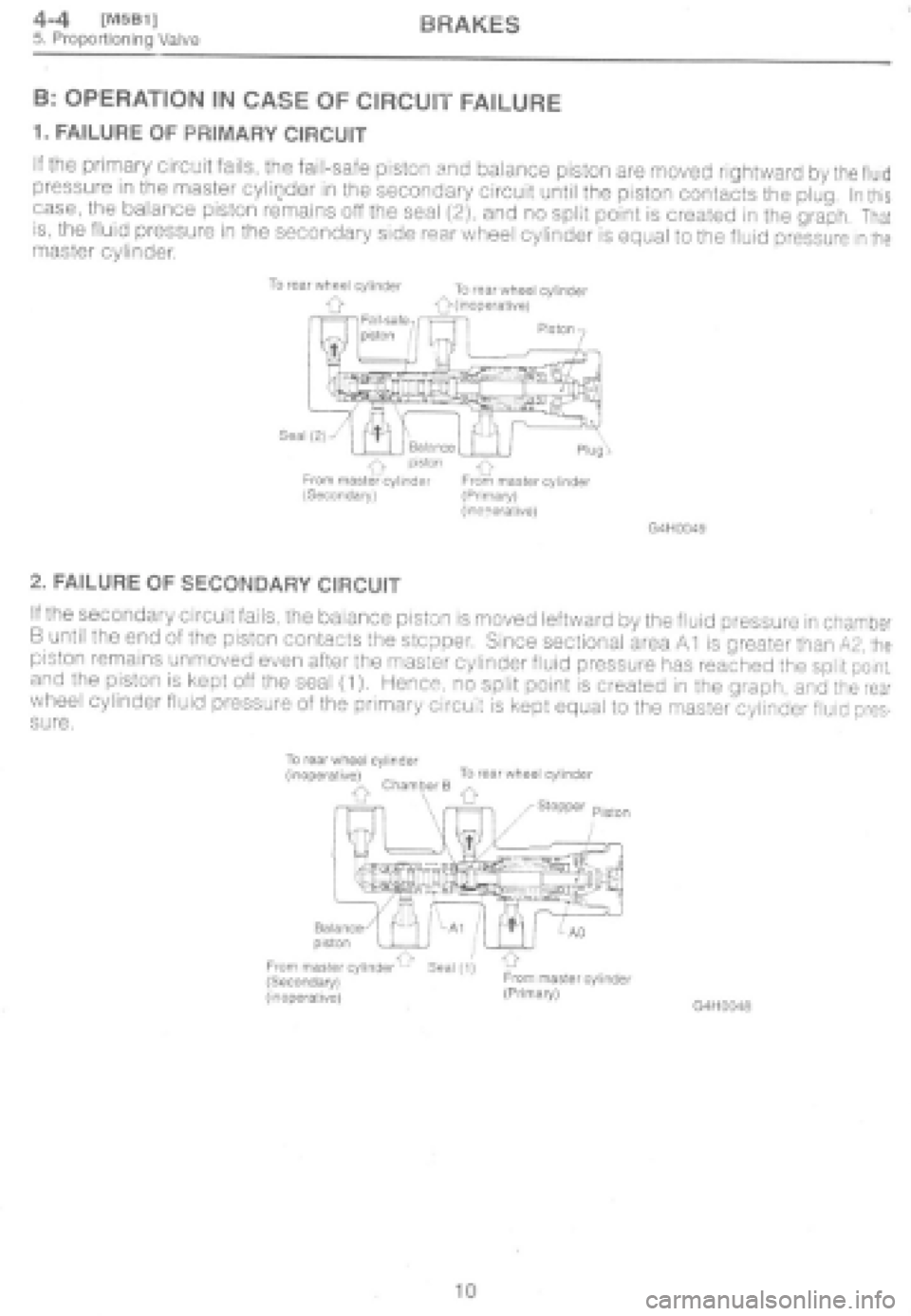 SUBARU IMPREZA 1997 Workshop Manual SUBARU IMPREZA 1997 Workshop Manual