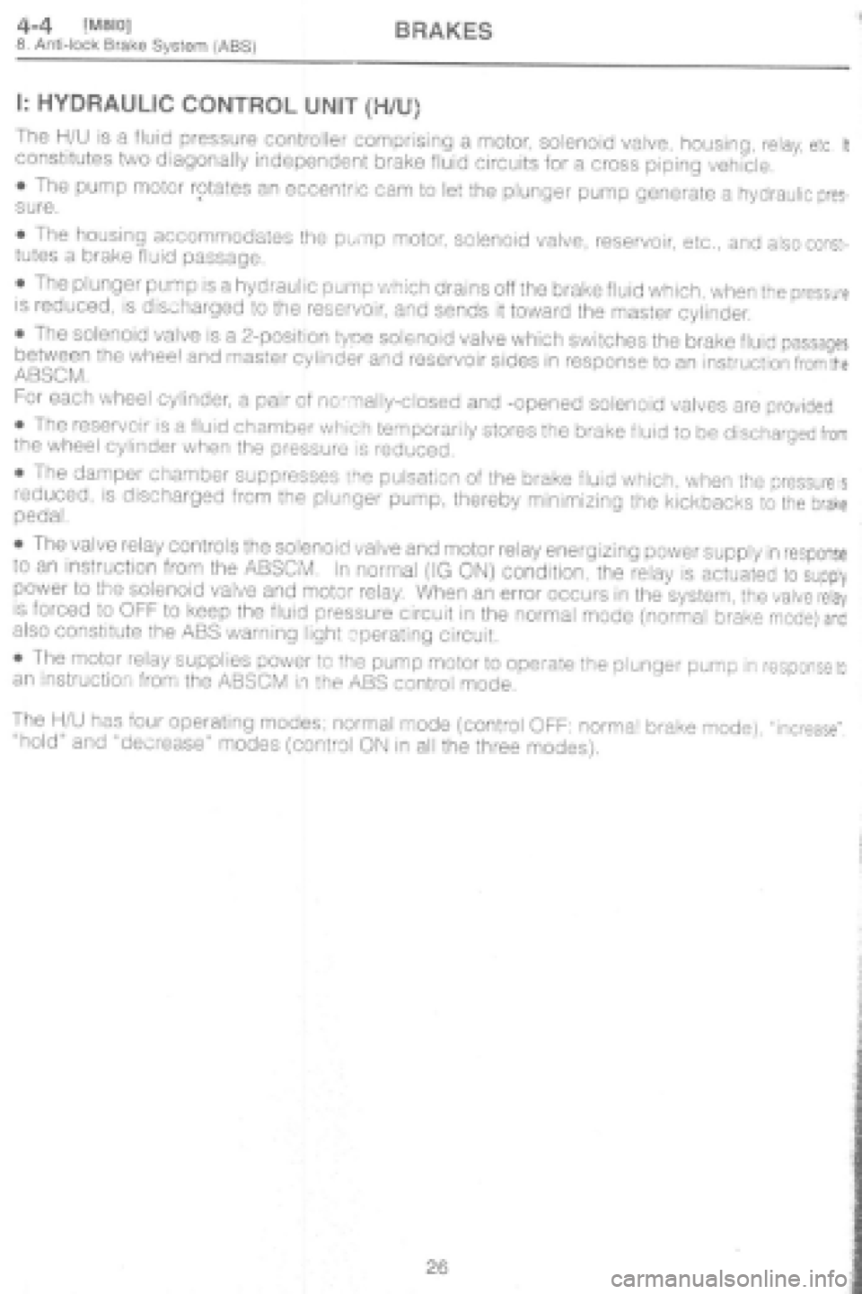 SUBARU IMPREZA 1997 Workshop Manual SUBARU IMPREZA 1997 Workshop Manual