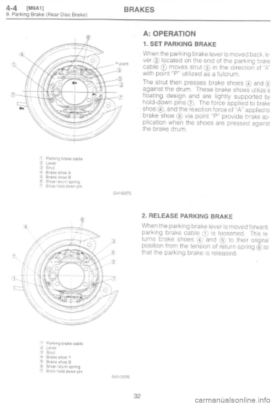 SUBARU IMPREZA 1997 Workshop Manual SUBARU IMPREZA 1997 Workshop Manual