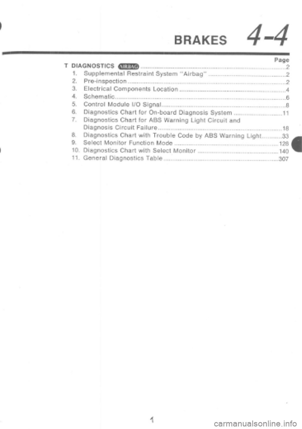 SUBARU IMPREZA 1997 Workshop Manual SUBARU IMPREZA 1997 Workshop Manual