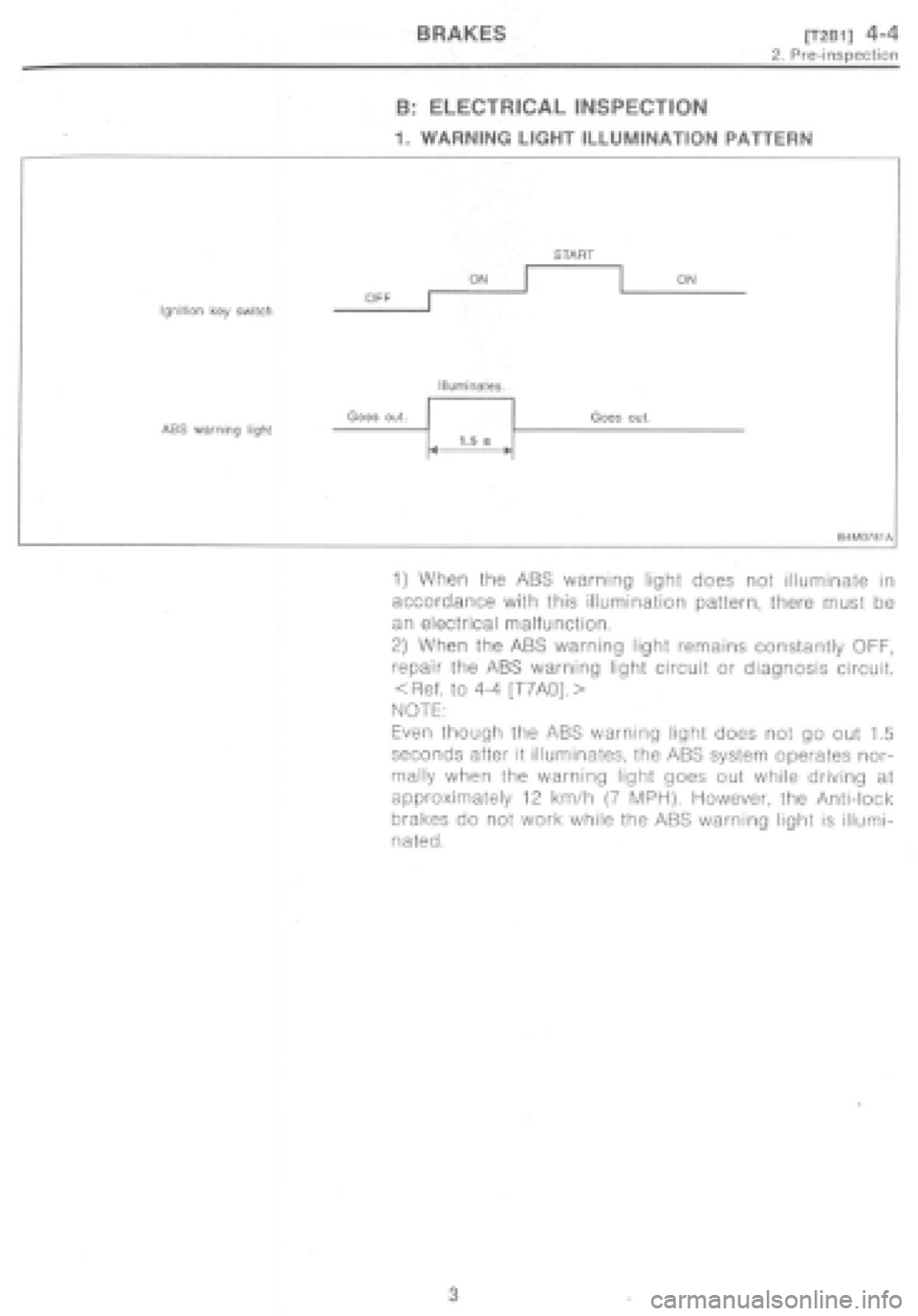 SUBARU IMPREZA 1997 Workshop Manual SUBARU IMPREZA 1997 Workshop Manual