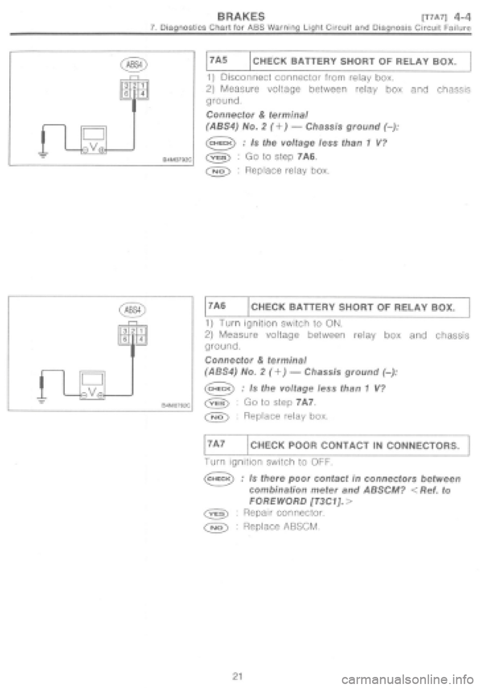 SUBARU IMPREZA 1997  Workshop Manual 