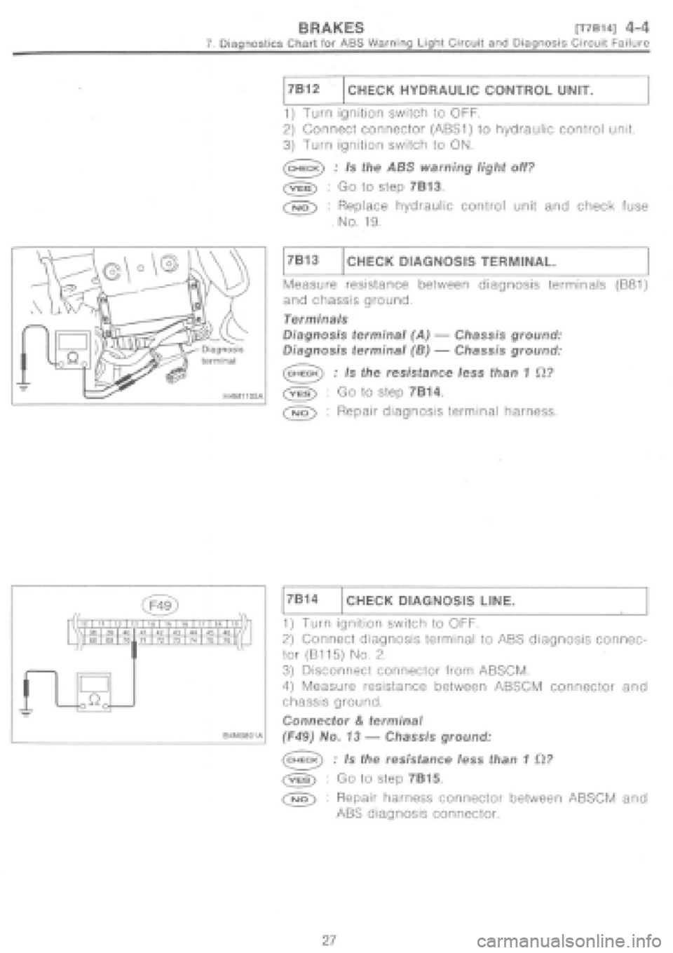 SUBARU IMPREZA 1997 Workshop Manual SUBARU IMPREZA 1997 Workshop Manual