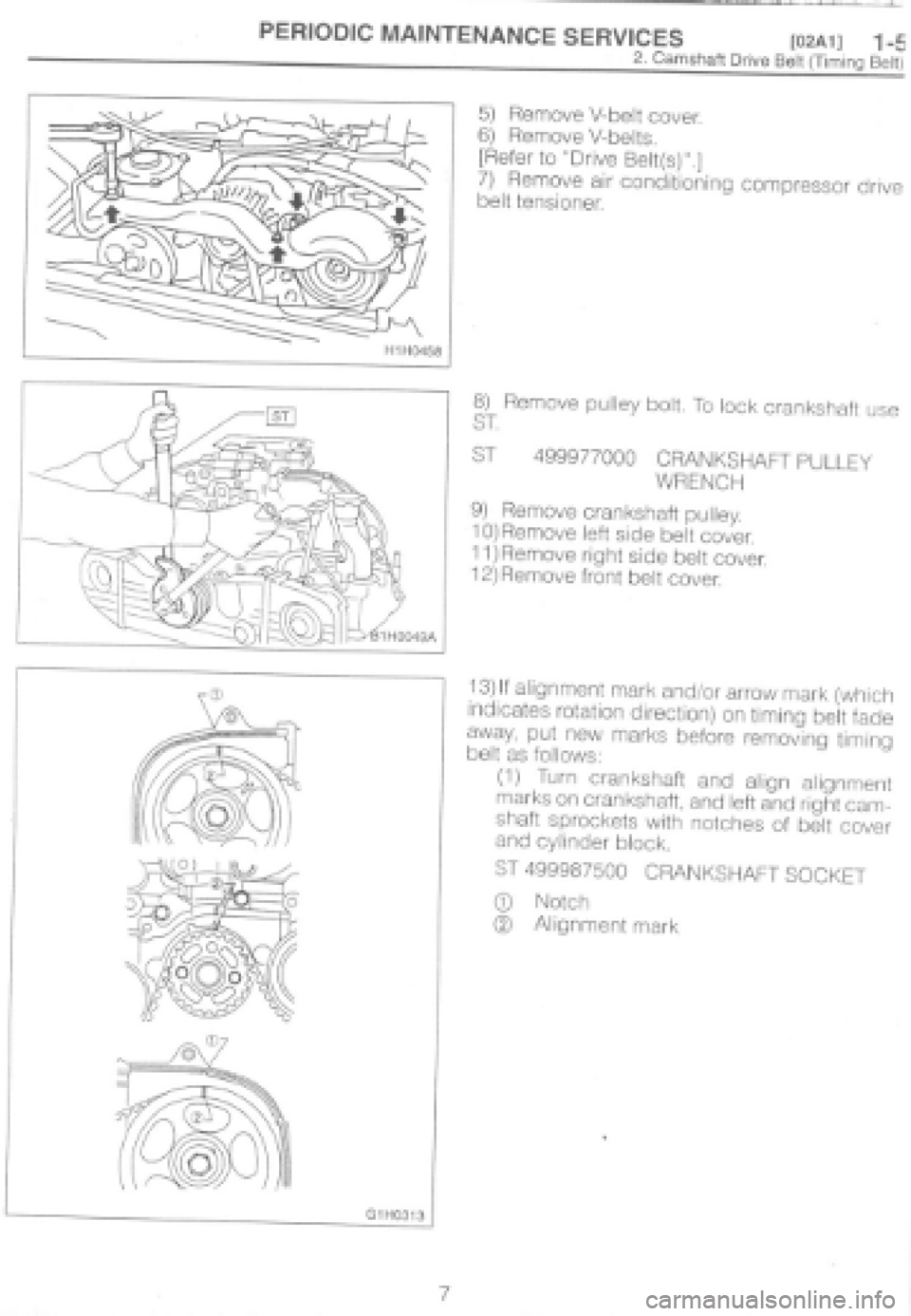 SUBARU IMPREZA 1997 Owners Guide SUBARU IMPREZA 1997 Owners Guide