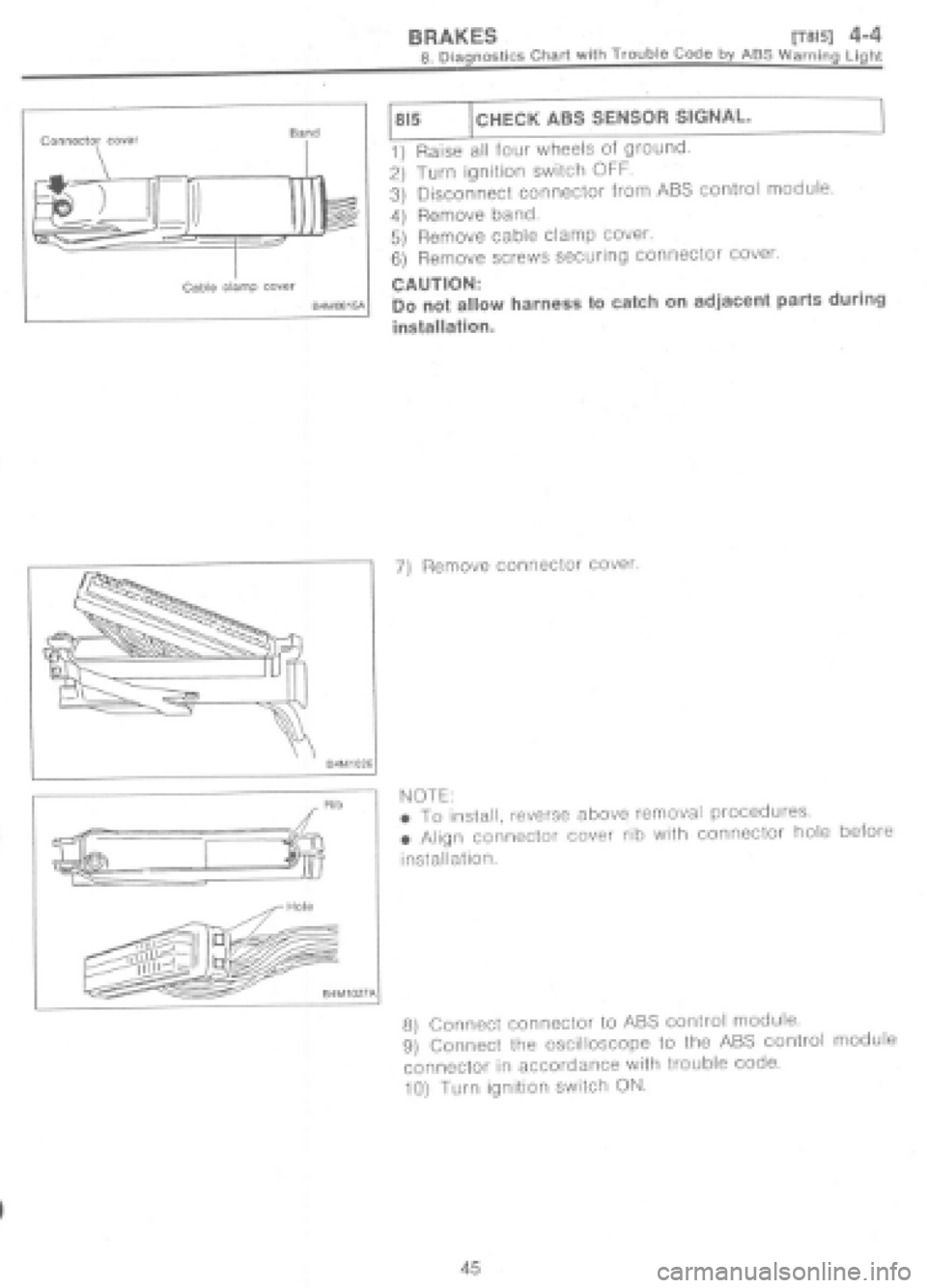 SUBARU IMPREZA 1997 Workshop Manual SUBARU IMPREZA 1997 Workshop Manual
