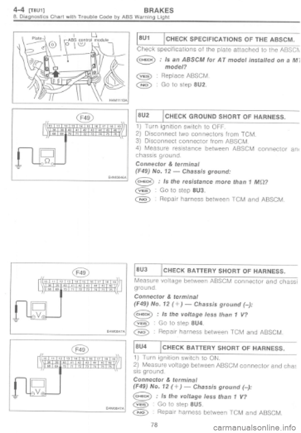 SUBARU IMPREZA 1997 Workshop Manual SUBARU IMPREZA 1997 Workshop Manual